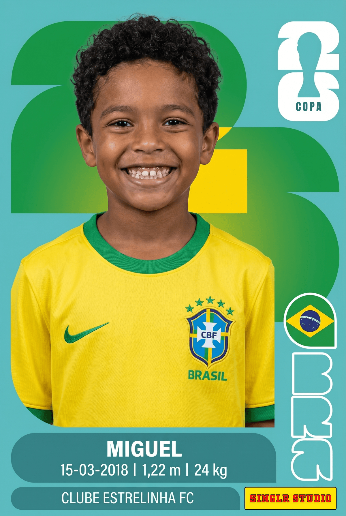 Exemplo figurinha Miguel